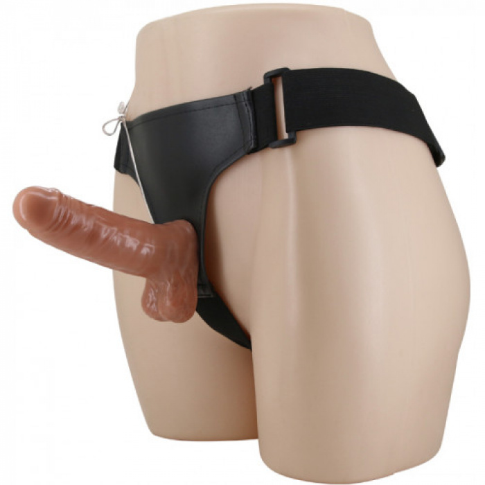 Vibrating Strapon Belt with Dildo 16cm - Image 14