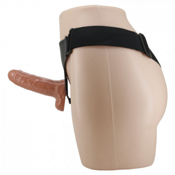 Vibrating Strapon Belt with Dildo 16cm - Image 9