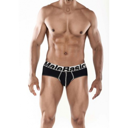 MaleBasics Microfiber Brief Black