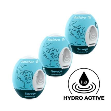 Σετ Satisfyer: 3 Αυγά αυνανισμού Savage