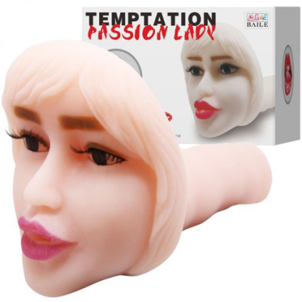 Ανδρικό Αυνανιστήρι για στοματικό Passion Lady με δόνηση