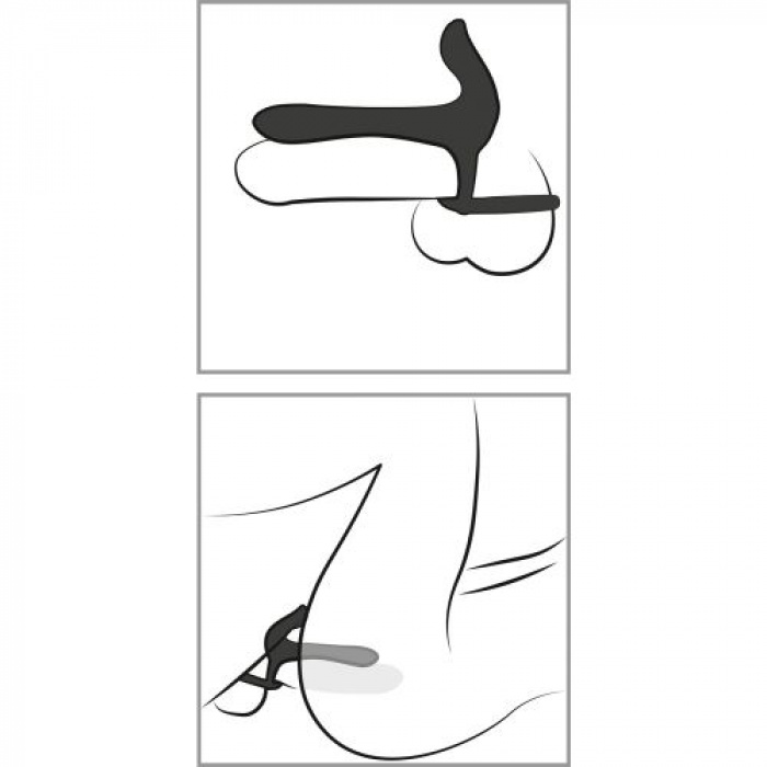 Couple´s Vibrator Cock/ball ring + a vibrator & vibro-clit tickler - Image 2