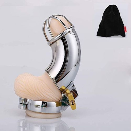Chastity Cage C. with 3 penis rings 5 cm