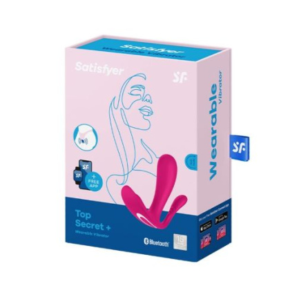 SATISFYER TOP SECRET PLUS VIBRATOR PINK