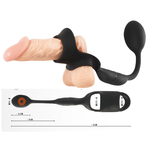 Cock Ring with RC Butt Plug - Image 1