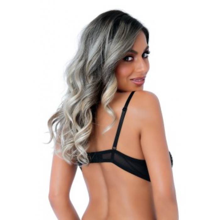 VERY SEXY UNLINED LACE BRA BLACK - Image 6