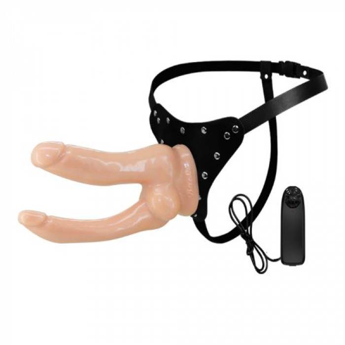 BAILE JESSICA DOUBLE DILDO STRAP-ON WITH VIBRATION - Image 2