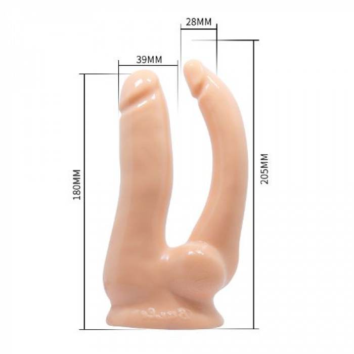 BAILE JESSICA DOUBLE DILDO STRAP-ON WITH VIBRATION - Image 6