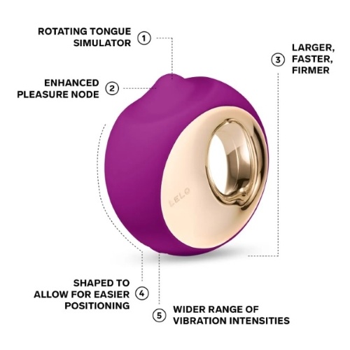 Clitoral Purple Lelo – Ora 3 ‘Rotating Tongue’ - Image 2