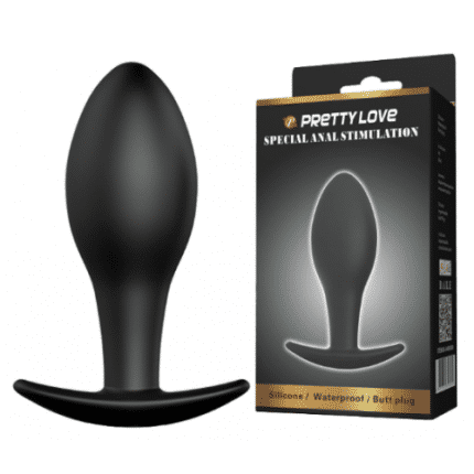 Small velvet and soft silicone butt plug for beginners