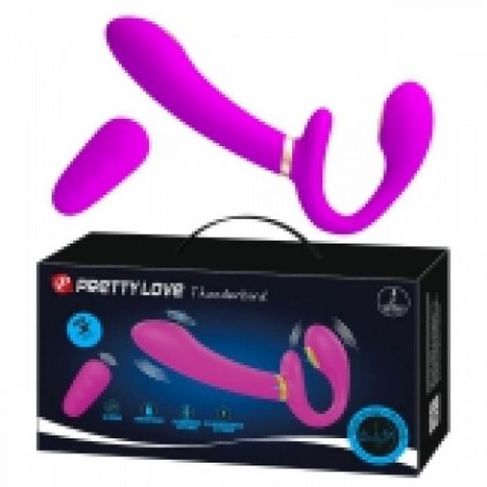 Strapless Strap-on ασύρματου ηλεκτροσόκ Pretty Love Thunderbird - Image 9