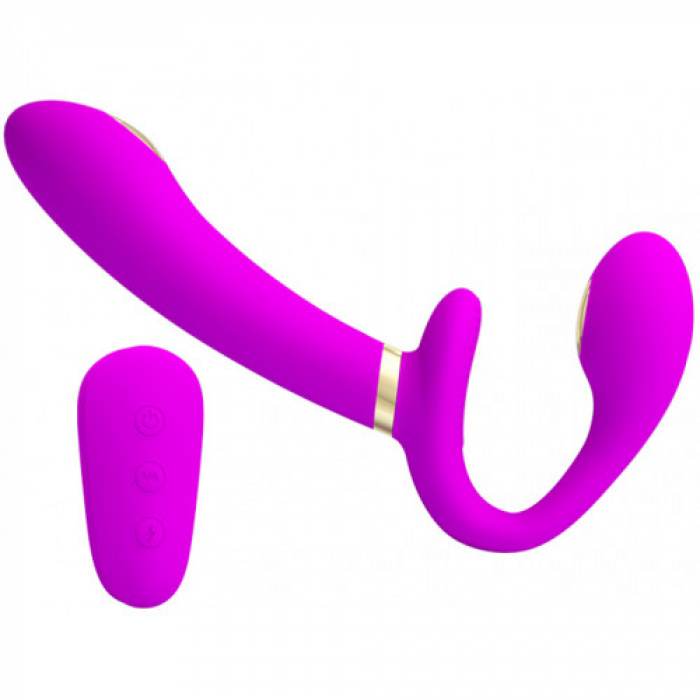 Strapless Strap-on ασύρματου ηλεκτροσόκ Pretty Love Thunderbird - Image 4