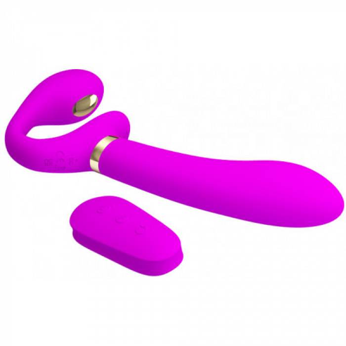 Strapless Strap-on ασύρματου ηλεκτροσόκ Pretty Love Thunderbird - Image 8