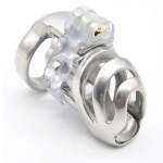 METAL PENIS CAGE WITH LOCK Medium