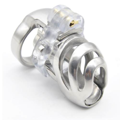 METAL PENIS CAGE WITH LOCK Medium - Image 1