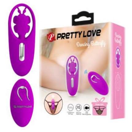 Pretty Love Dancing Butterfly Panty Vibe with free Panty - Fuchsia