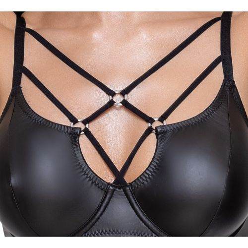 Set Bra-string with underwired cups decorative straps with rings - Image 8