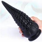 BLACK KRAKEN PVC HUGE COCK - 9 INCH - Image 6