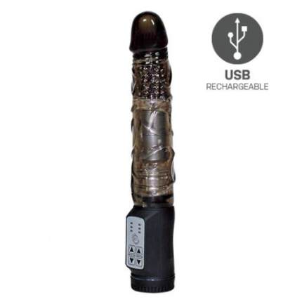360 DIGGREE ROTATION VIBRATOR BLACK RECHARGABLE