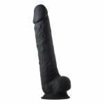 REAL LOVE DUAL DENSITY XXL DILDO 15INCH Black - Image 4