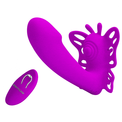 PRETTY LOVE KATHERINE PURPLE G SPOT & CLIT VIBRATOR