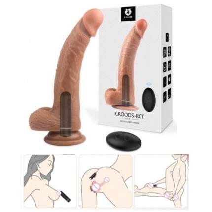 S-Hande Croods Vibrating Dildo 20cm ΜΕ ΑΦΑΙΡΟΥΜΕΝΗ ΒΟΛΙΔΑ ΚΑΙ ΤΗΛΕΧΕΙΡΙΣΤΗΡΙΟ
