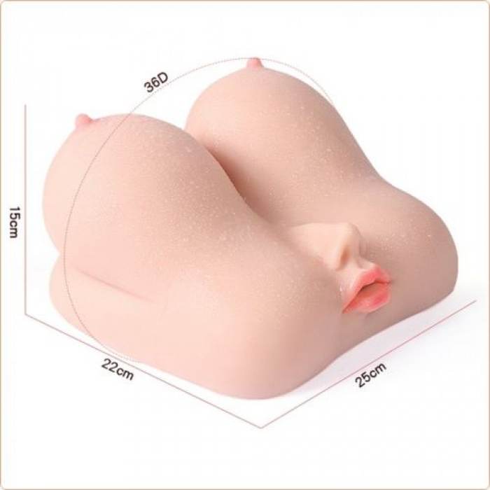 D-CUP ORAL & VAGINAL HOLE MASTURBATOR - Image 5