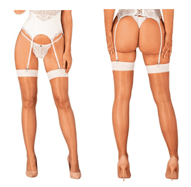 Screenshot_3 OBSESSIVE - S814 STOCKINGS WHITE - Image 1