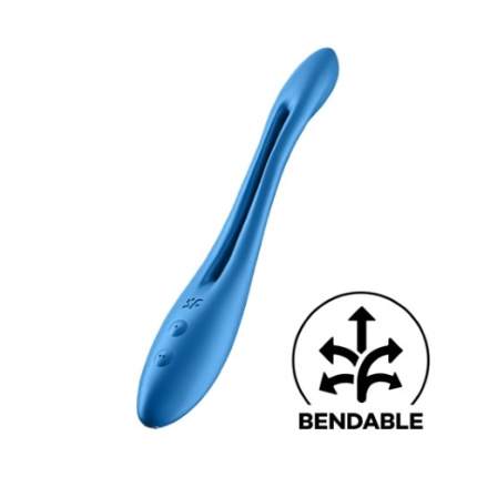 SATISFYER ELASTIC GAME: MULTI VIBRATOR - BLUE