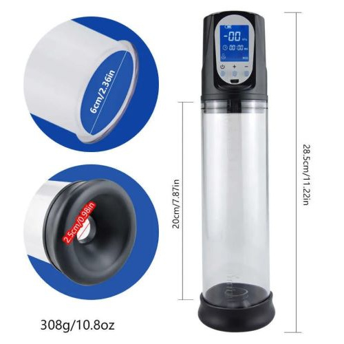 PENIS PUMP AUTOMATIC Top Max Επαναφορτιζόμενη ηλεκτρική αντλία πέους ισχυρής αναρρόφησης - Image 4