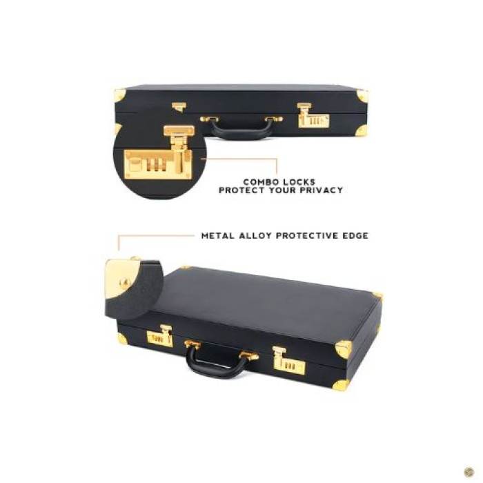 Luxury BDSM Briefcase Full-Grain Leather Set - Image 9