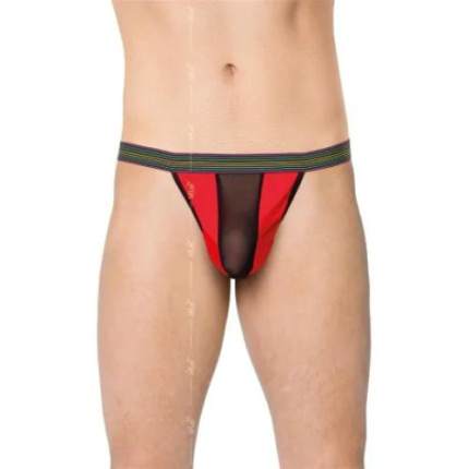 Men's thong 4529 red