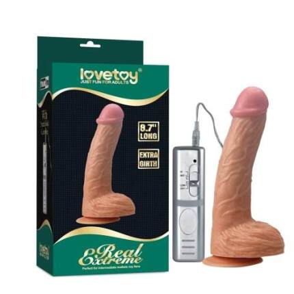 LOVETOY REALISTIC 8.7″ COLOR VIBRATING SUCTION SUCTION MANIFOLD WITH REMOTE CONTROL