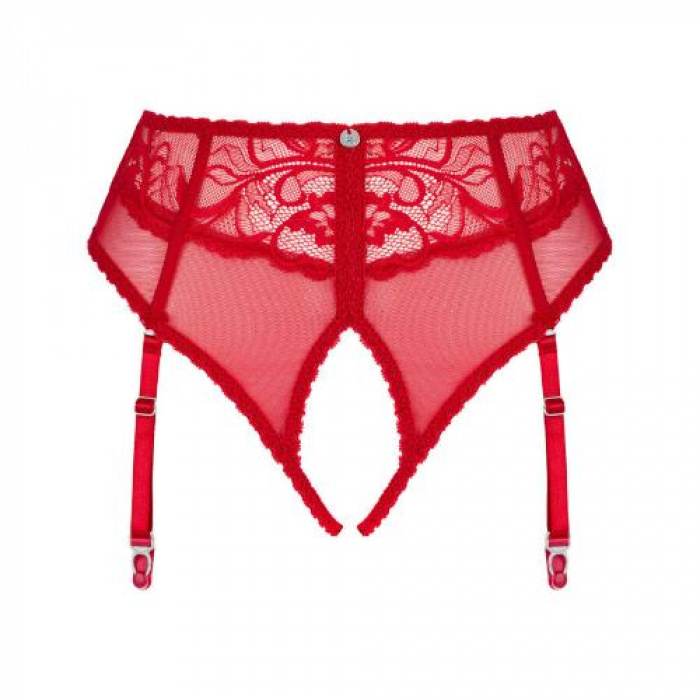 OBSESSIVE - DAGMARIE PANTIES GARTER BELT RED - Image 2