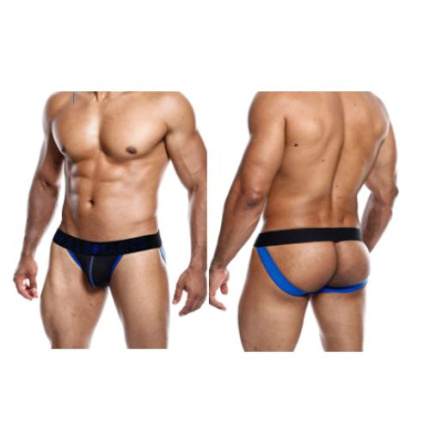 MALEBASICS NEON JOCK BLUE