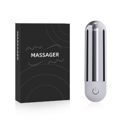 Quiet Powerful Handheld Electric Bullet Silver
