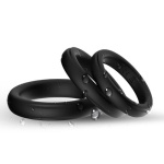 Triple Silicone Cock Ring Set - Image 7