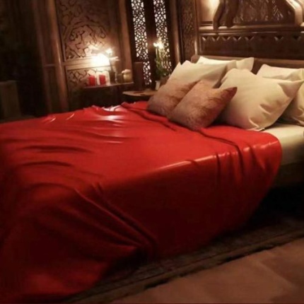 Incontinence Waterproof Bed Sheets Red