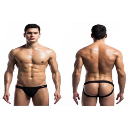 MOB Eroticwear Fetish Swim Jockstrap Black