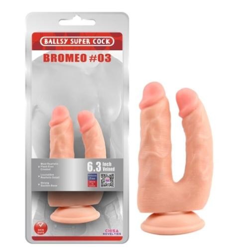 Double Dildo Bromeo N3 Flesh - Image 1