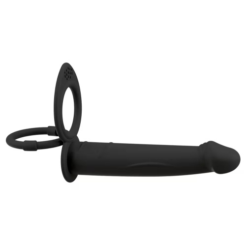 Anal vibrator with a cock & ball ring - Image 2