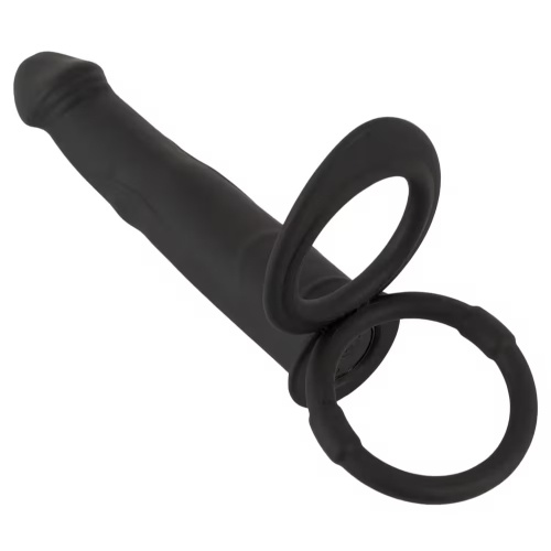 Anal vibrator with a cock & ball ring - Image 5
