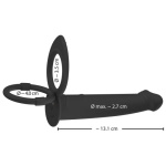 Anal vibrator with a cock & ball ring - Image 4